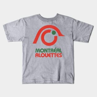 Defunct Montreal Alouettes Football Team Kids T-Shirt